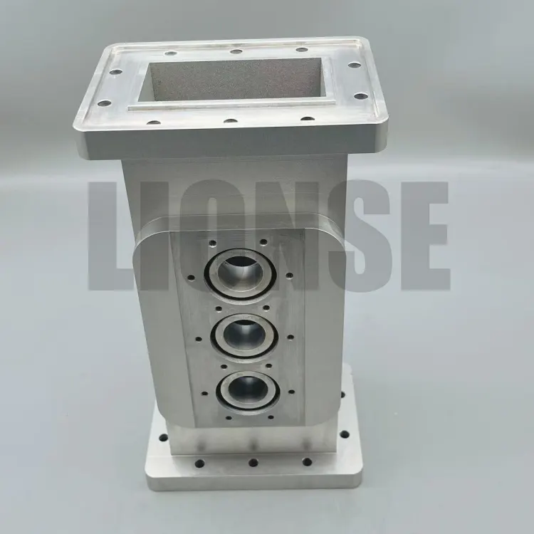 CNC مشینی دھات کے ایلومینیم بلاک حصوں کے ساتھ