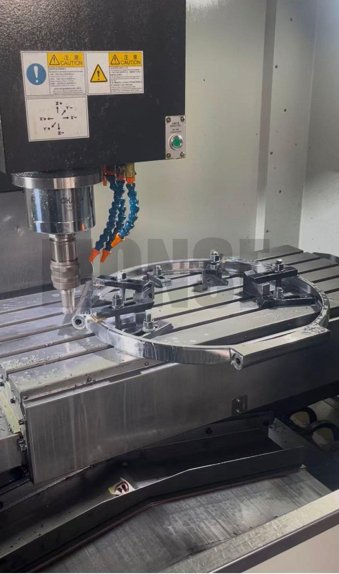 بڑا بور سٹینلیس سٹیل ملٹی گروو لاکنگ رنگ کسٹم لگز